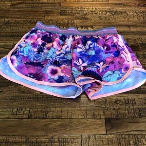 Everlast bright floral printed athletic shorts